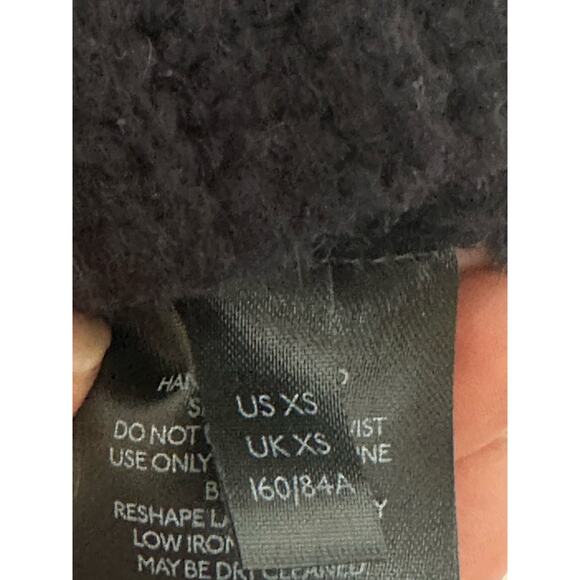 Maeve by Anthropologie Sweater Oversized Boho Turtleneck Black Women's X-Small - Picture 6 of 7